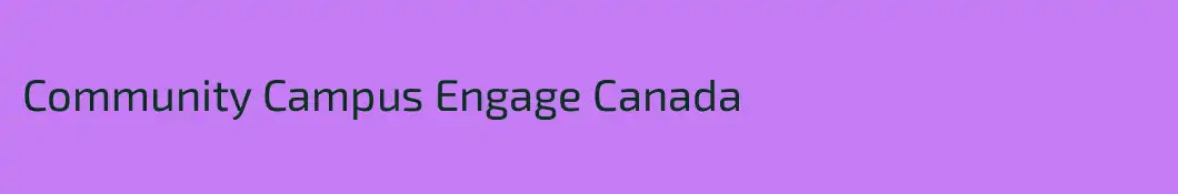 Community Campus Engage Canada